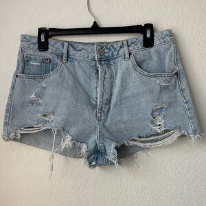 Women’s Distressed Denim Shorts